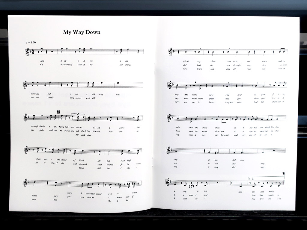 Claude Closky, ‘My Way Up, My Way Down,’ 2020, Brussels: Serendipity.